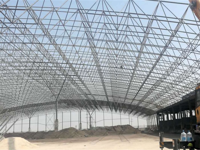 德兴钢厂料仓网架工程